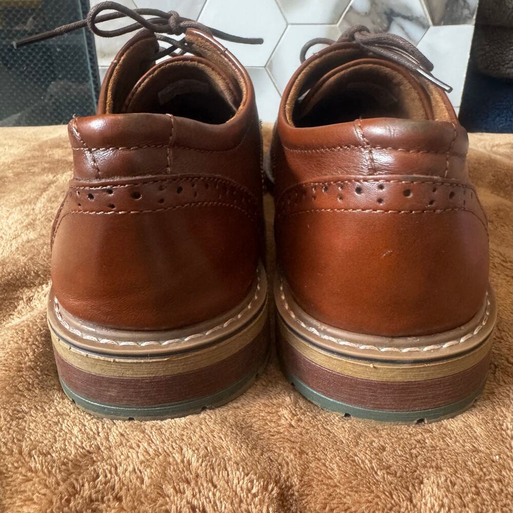 Arkbird Men’s Brown Lace Up Oxford Dress Shoes Size 12 Classic‎ Staple Preppy - Picture 6 of 9